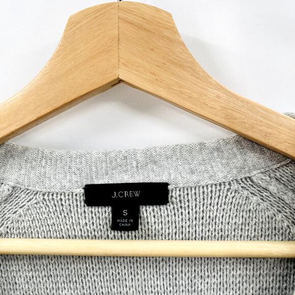 J. Crew gray knit structured cardigan sweater - Picture 3 of 6